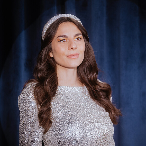 Čelenka do vlasů Hairhalo Eclipse Stardust Crown 1 ks