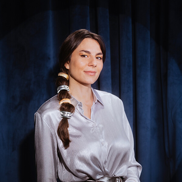 Gumička do vlasů Hairtie Aurora Radiance Eclipse 2 ks