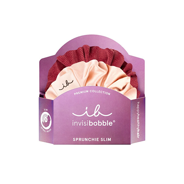Haarband Sprunchie Slim Premium You Make me Blush 2 Stk