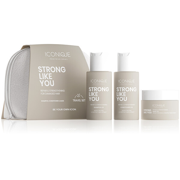 Dárková sada péče pro poškozené vlasy Strong Like You