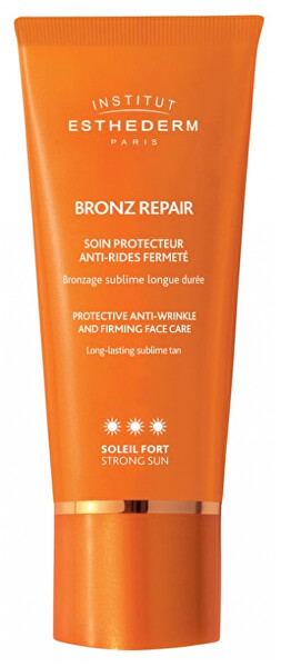 Ránctalanító és feszesítő fényvédő krém magas védelemmel Bronz Repair Strong Sun (Face Care) 50 ml