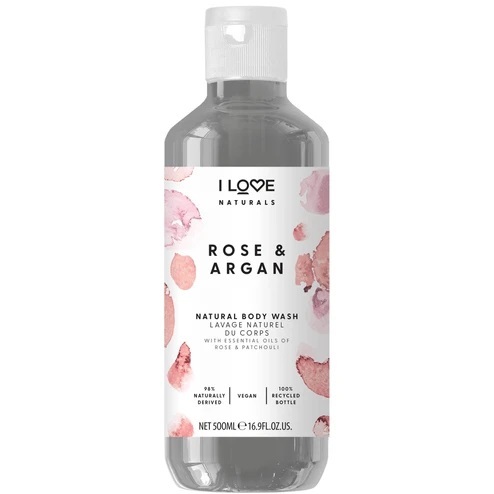 Hydratační sprchový gel Naturals Rose & Argan (Body Wash) 500 ml