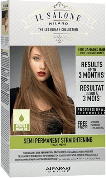 Semi permanentní vyhlazující sada pro poškozené vlasy (Semi Permanent Straightening Kit)