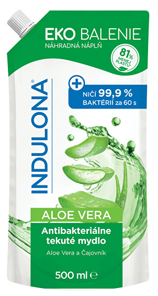 Antibakteriální tekuté mýdlo Aloe Vera - náhradní náplň 500 ml