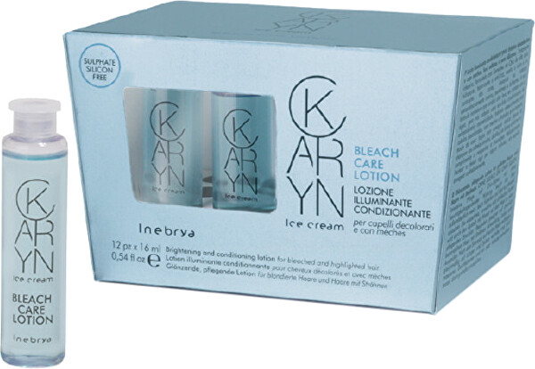 Trattamento rigenerante per capelli con semi di chia Ice Cream Karyn (Bleach Care Lotion Chia) 12 x 16 ml