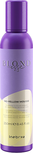 Balsamo schiumogeno dei toni gialli su capelli decolorati, chiari e grigi Blondesse (No-Yellow Mousse) 250 ml