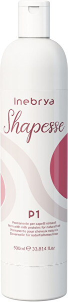 Onda permanente per capelli naturali Shapesse P1 (Permanent for Natural Hair) 500 ml