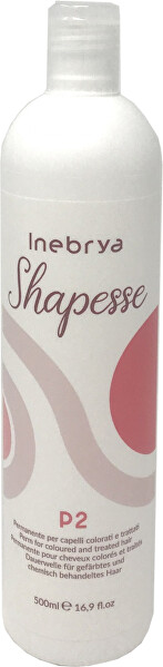 Onda permanente per capelli colorati e trattati Shapesse P2 (Permanent for Colored and Treated Hair) 500 ml