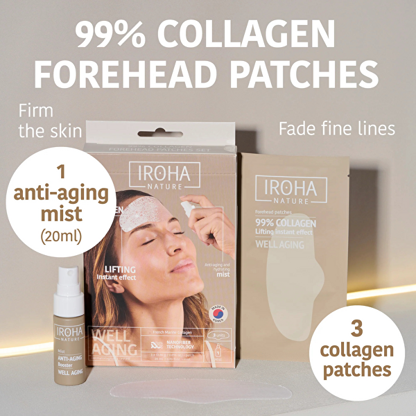 Náplasti na čelo Forehead Anti-wrinkles Patches 20 ml + 3 ks