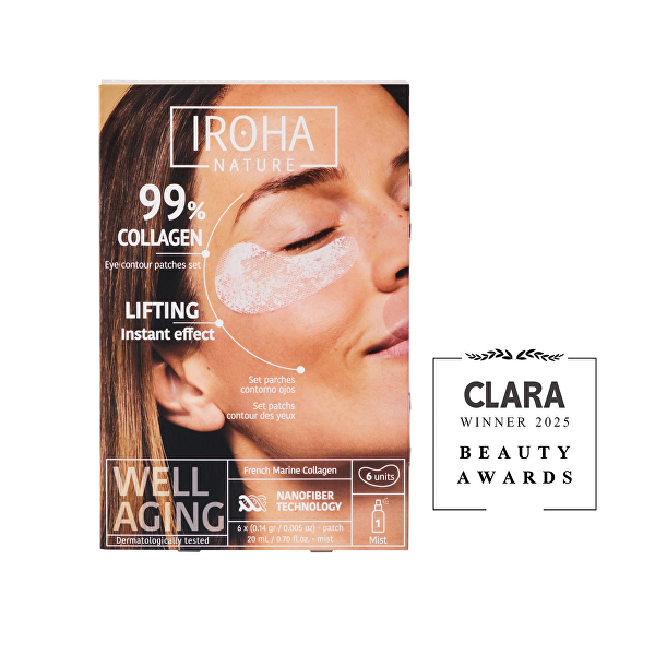 Kolagenové polštářky pod oči Eye Contour Patches 3 páry + 20 ml