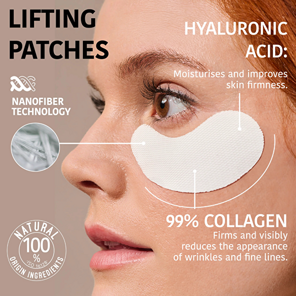 Kolagenové polštářky pod oči Eye Contour Patches 3 páry + 20 ml