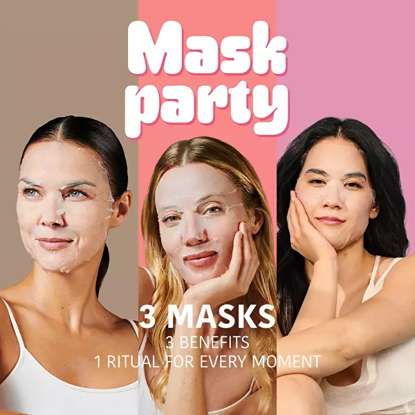 Dárková sada pleťových masek Party Mask 3 x 20 ml