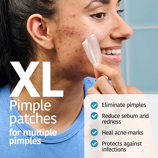 Extra velké náplasti na akné XL Pimple Patches 5 ks