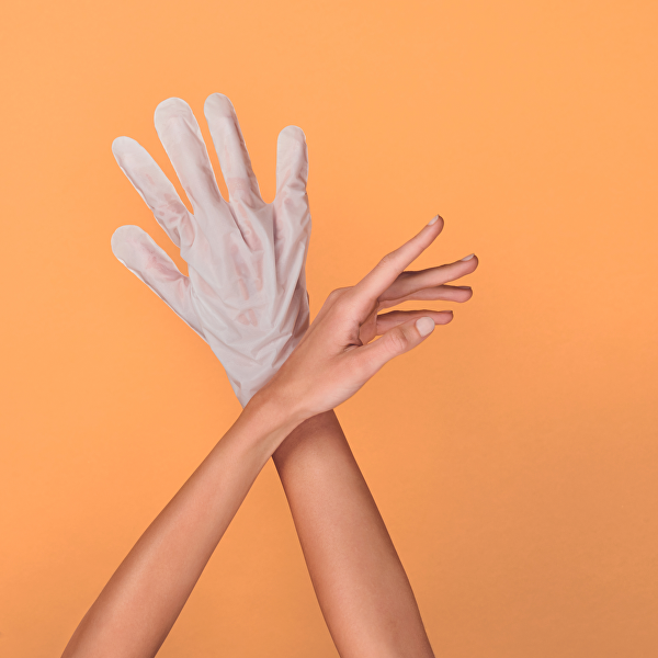 Regenerační maska na ruce a nehty Peach Hand Mask Gloves 2 x 9 ml