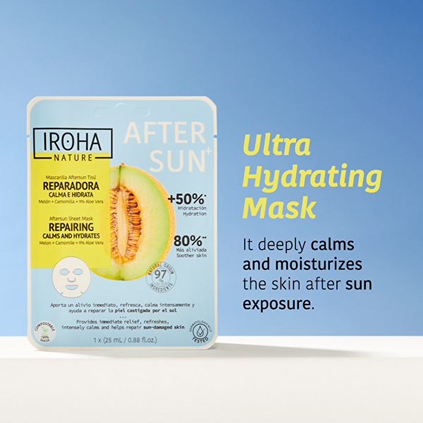Regenerační maska Repairing Aftersun Face Sheet Mask 25 ml