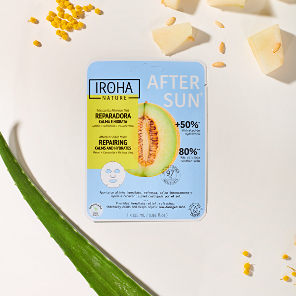 Regenerační maska Repairing Aftersun Face Sheet Mask 25 ml