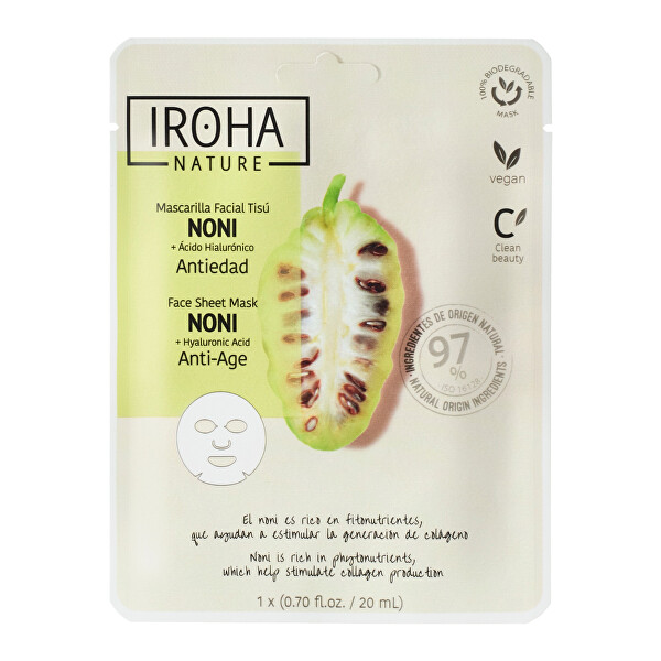 Omlazující plátýnková maska Noni Anti-Age Face Sheet Mask 20 ml