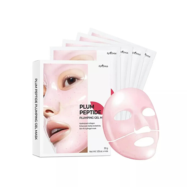 Plátýnková maska Plum Peptide Plumping Gel Mask 4 x 35 g