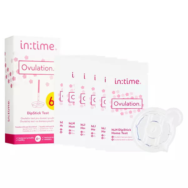 Ovulační test Intime Ovulation DipStick Test 6 ks