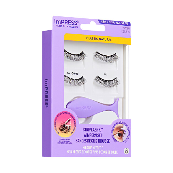 Umělé řasy imPRESS No Glue Strip Lash 01