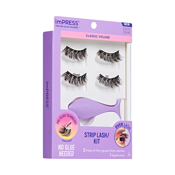 Umělé řasy imPRESS No Glue Strip Lash 02