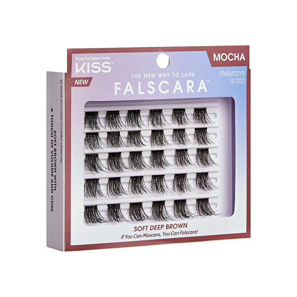 Umělé řasy Falscara Multi Wisps (Mocha) 24 ks