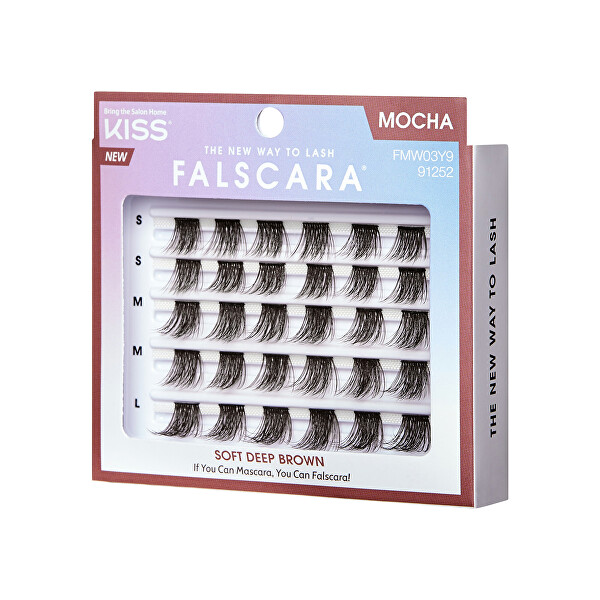 Umělé řasy Falscara Multi Wisps (Mocha) 24 ks
