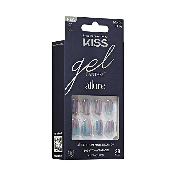 Gelové nehty Gel Fantasy Allure (Change Chance) 28 ks