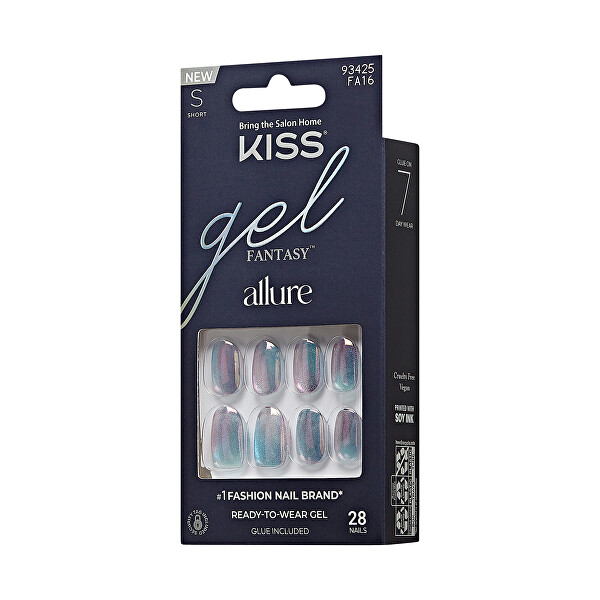 Gelové nehty Gel Fantasy Allure (Change Chance) 28 ks
