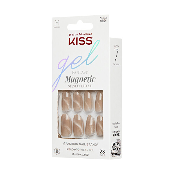 Gelové nehty Gel Fantasy Magnetic (Drama) 28 ks