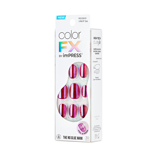 Samolepící nehty imPRESS Color FX (Around You) 30 ks