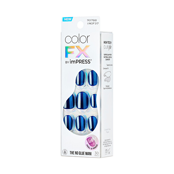 Samolepící nehty imPRESS Color FX (Reconnect) 30 ks