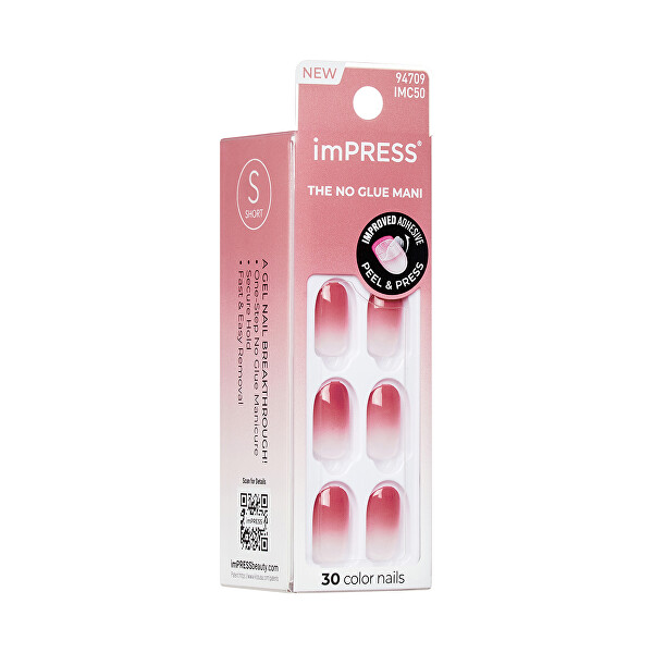 Samolepící nehty imPRESS Color Nails (Beat The Heat) 30 ks