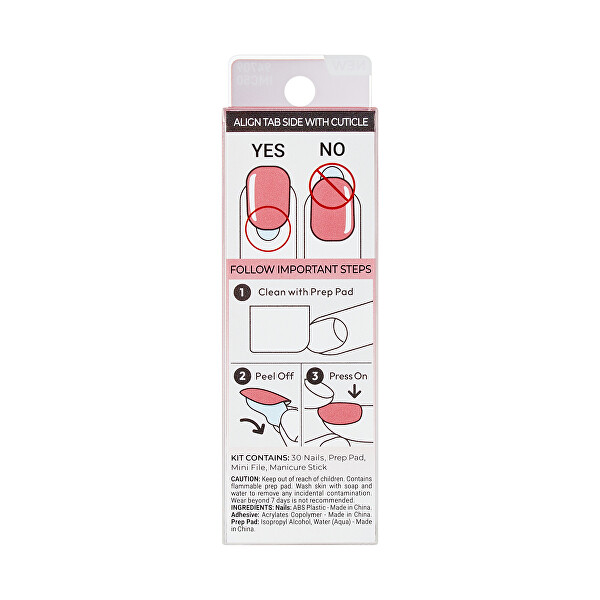 Samolepící nehty imPRESS Color Nails (Beat The Heat) 30 ks