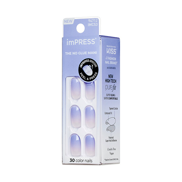 Samolepící nehty imPRESS Color Nails (Friendzone) 30 ks