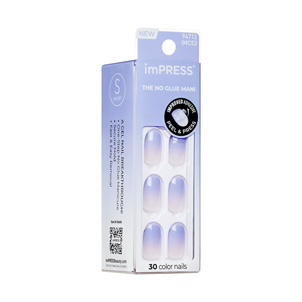 Samolepící nehty imPRESS Color Nails (Friendzone) 30 ks