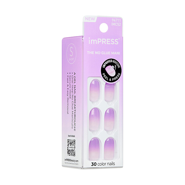 Samolepící nehty imPRESS Color Nails (Take A Chance) 30 ks
