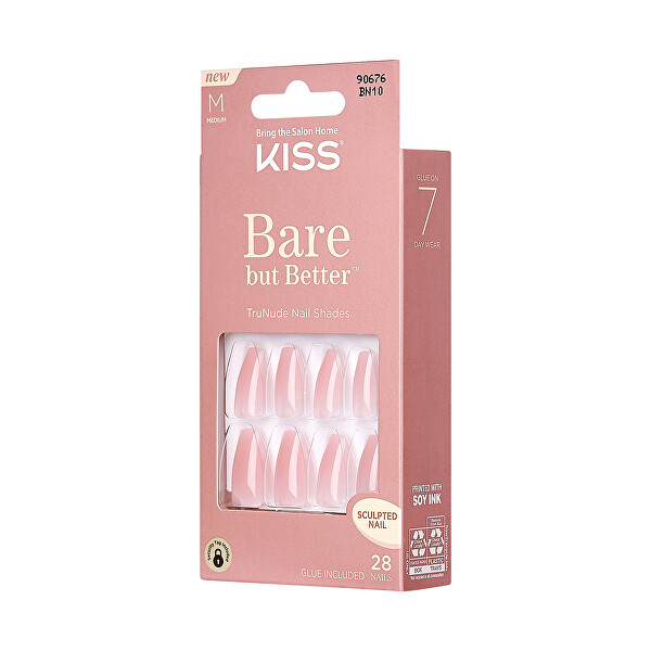 Umělé nehty Bare-But-Better Nails - Bare Nude 28 ks