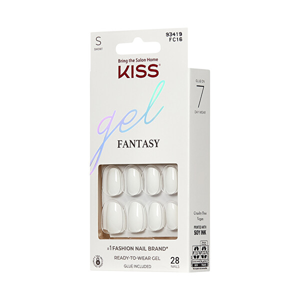 Nalepovací nehty Gel Fantasy Nails Happy Hands 28 ks