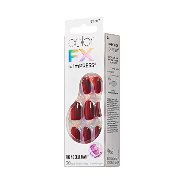 Nalepovací nehty imPRESS Color FX - Hidden Gem 30 ks