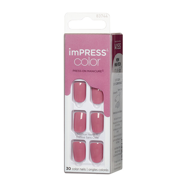 Unghie autoadesive imPRESS Color Petal Pink 30 pz