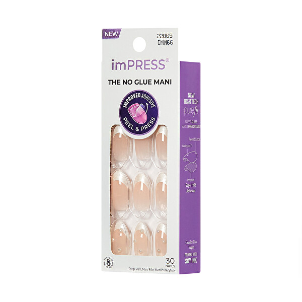 Samolepicí nehty imPRESS Nails Chills 30 ks