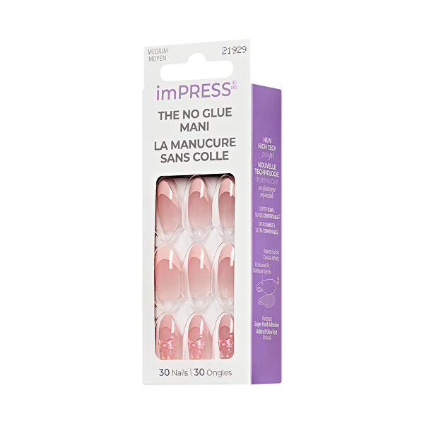 Samolepicí nehty imPRESS Nails - Glow Muse 30 ks