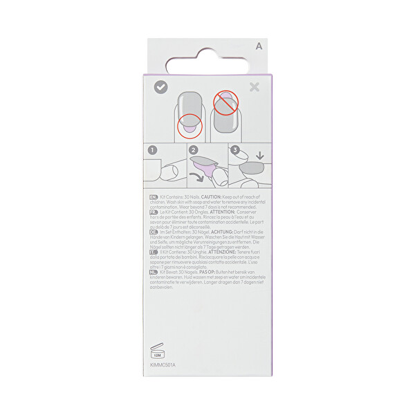 Samolepicí nehty imPRESS Nails - Glow Muse 30 ks