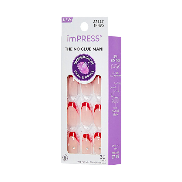 Samolepicí nehty imPRESS Nails Happy World 30 ks