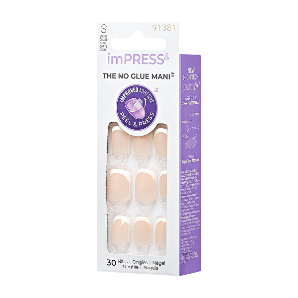 Umělé nehty imPRESS Nails - Model 30 ks