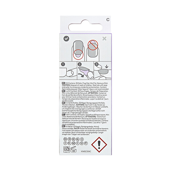 Umělé nehty imPRESS Nails - Model 30 ks