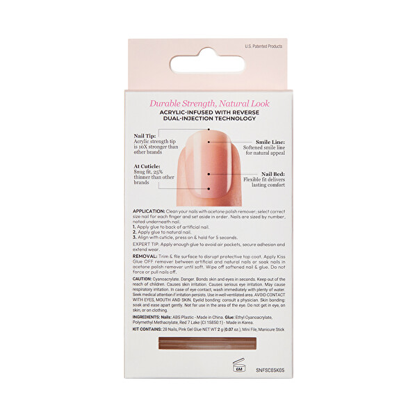 Umělé nehty Salon Acrylic - Chic Beats 28 ks