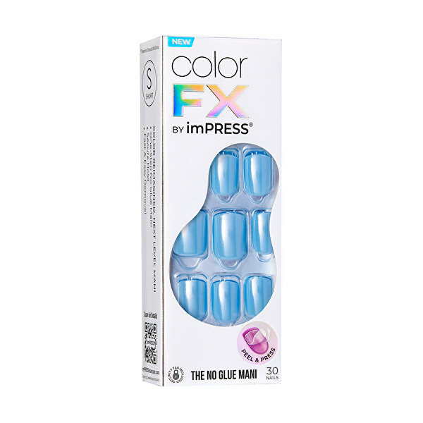 Nalepovací nehty ImPRESS Color FX - Meta 30 ks