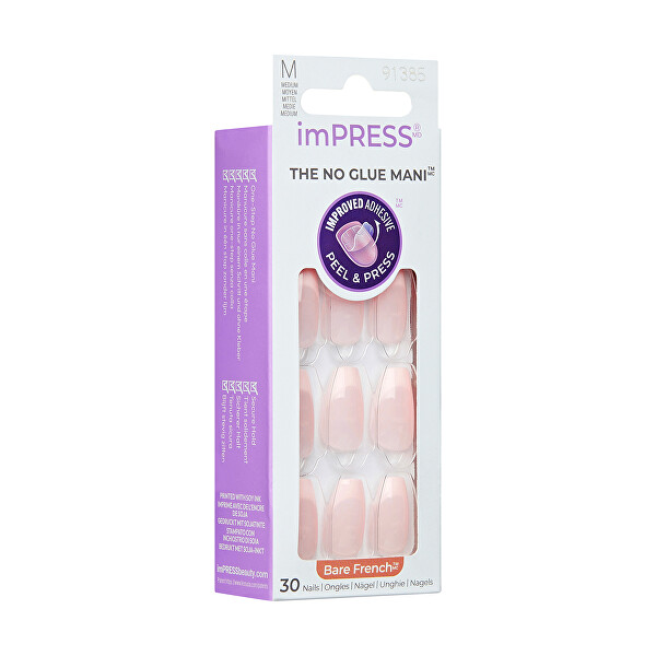 Samolepící nehty ImPRESS Nails - Genuine 30 ks